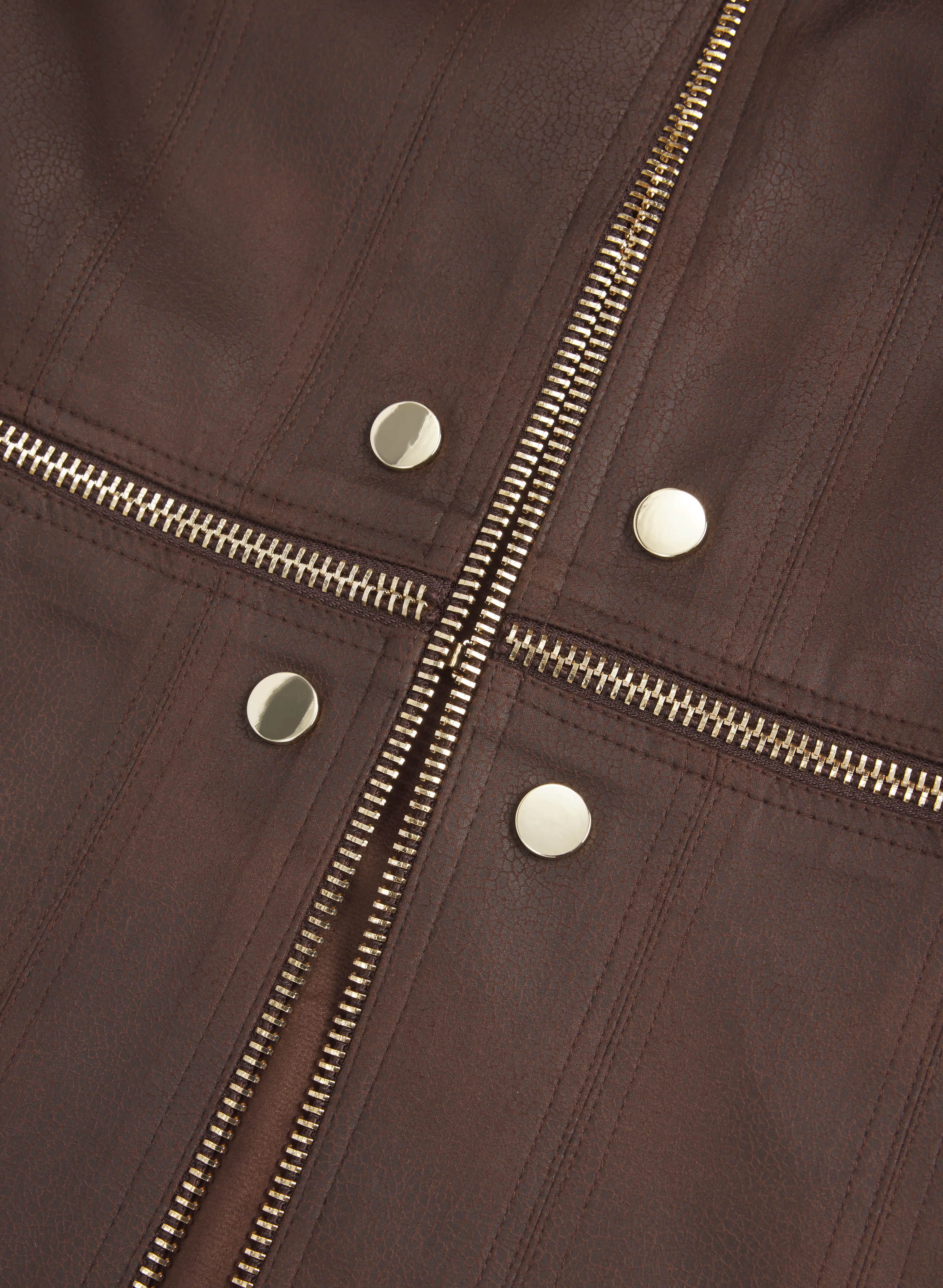 Vex - Long Faux-Suede Jacket - Image 7