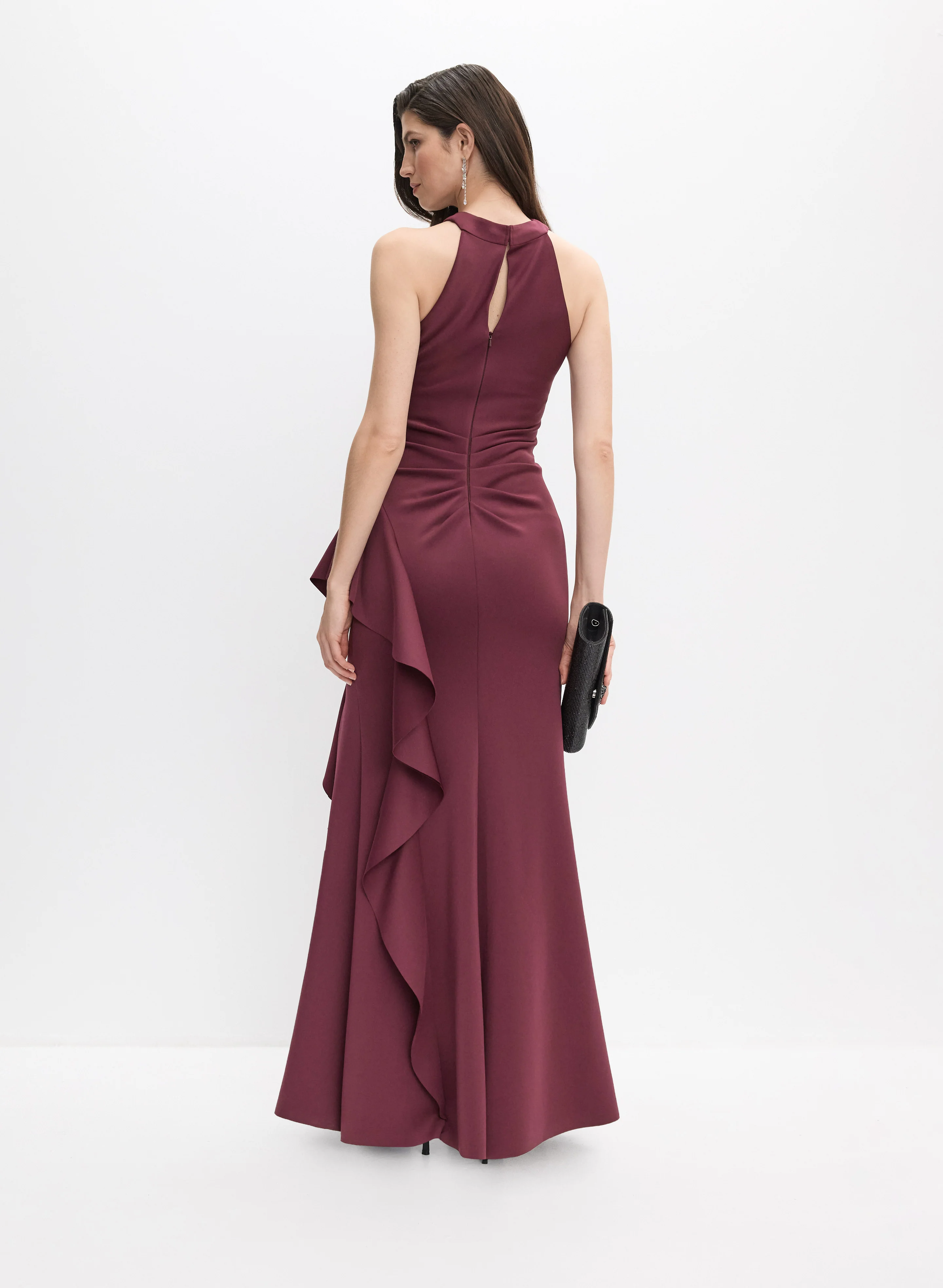 Waterfall Ruffle Dress - Image 3