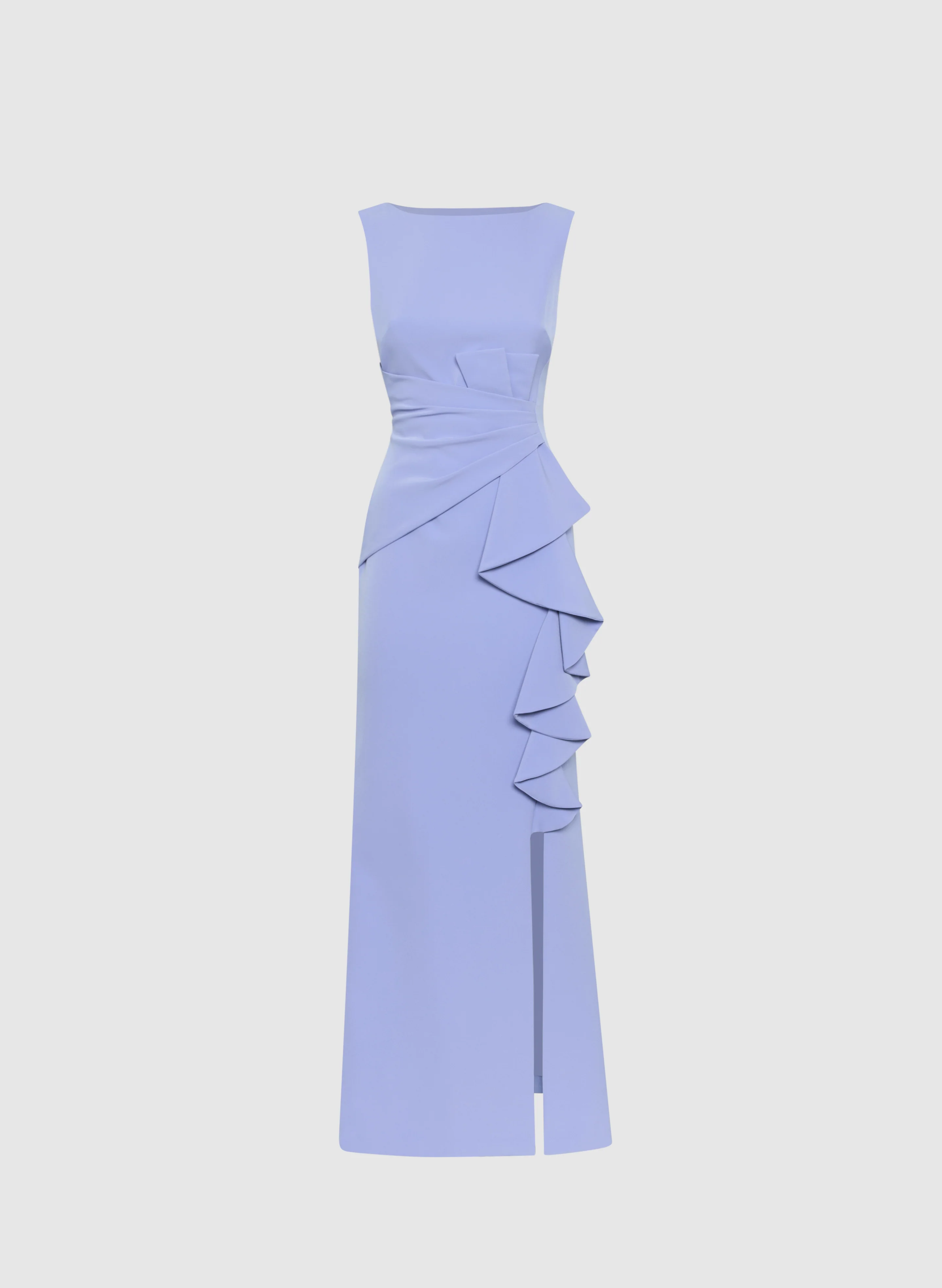 Waterfall Ruffle Front Dress - Image 6