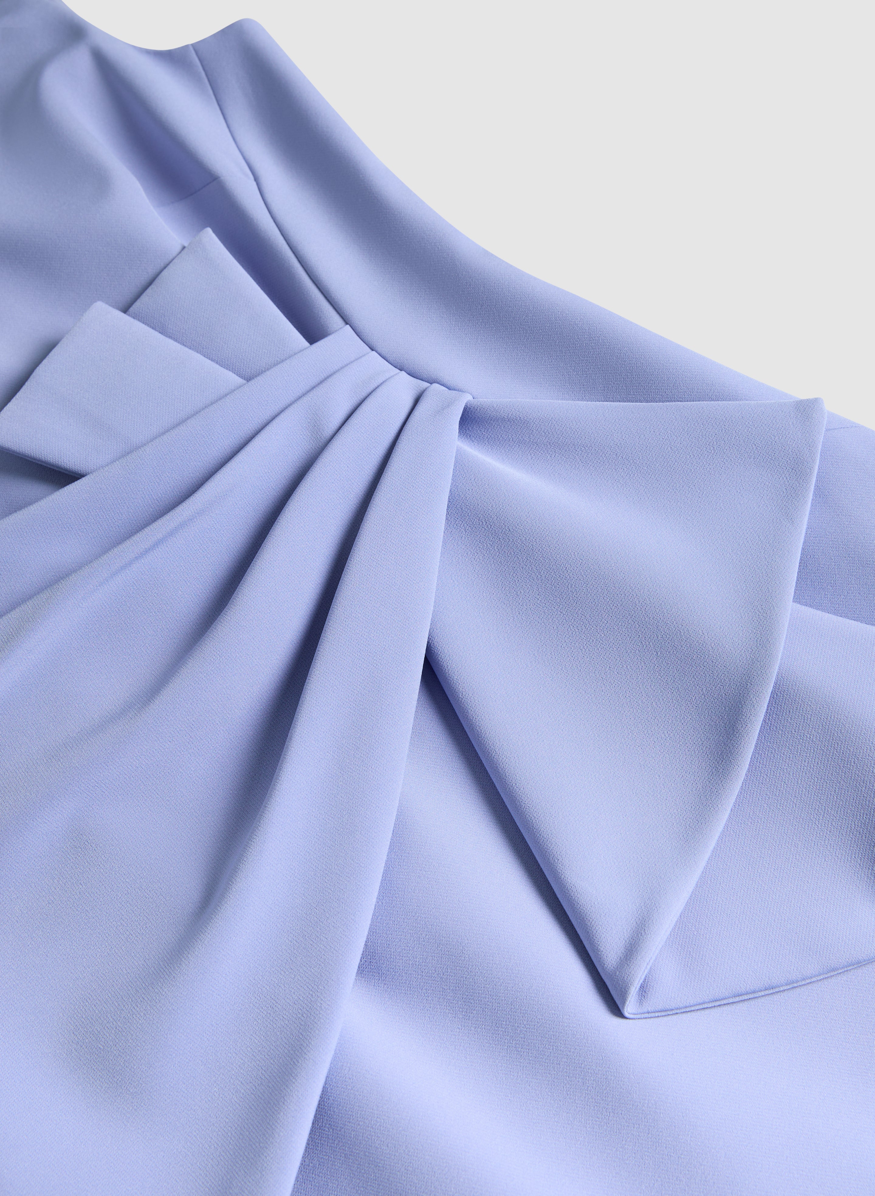 Waterfall Ruffle Front Dress - Image 7