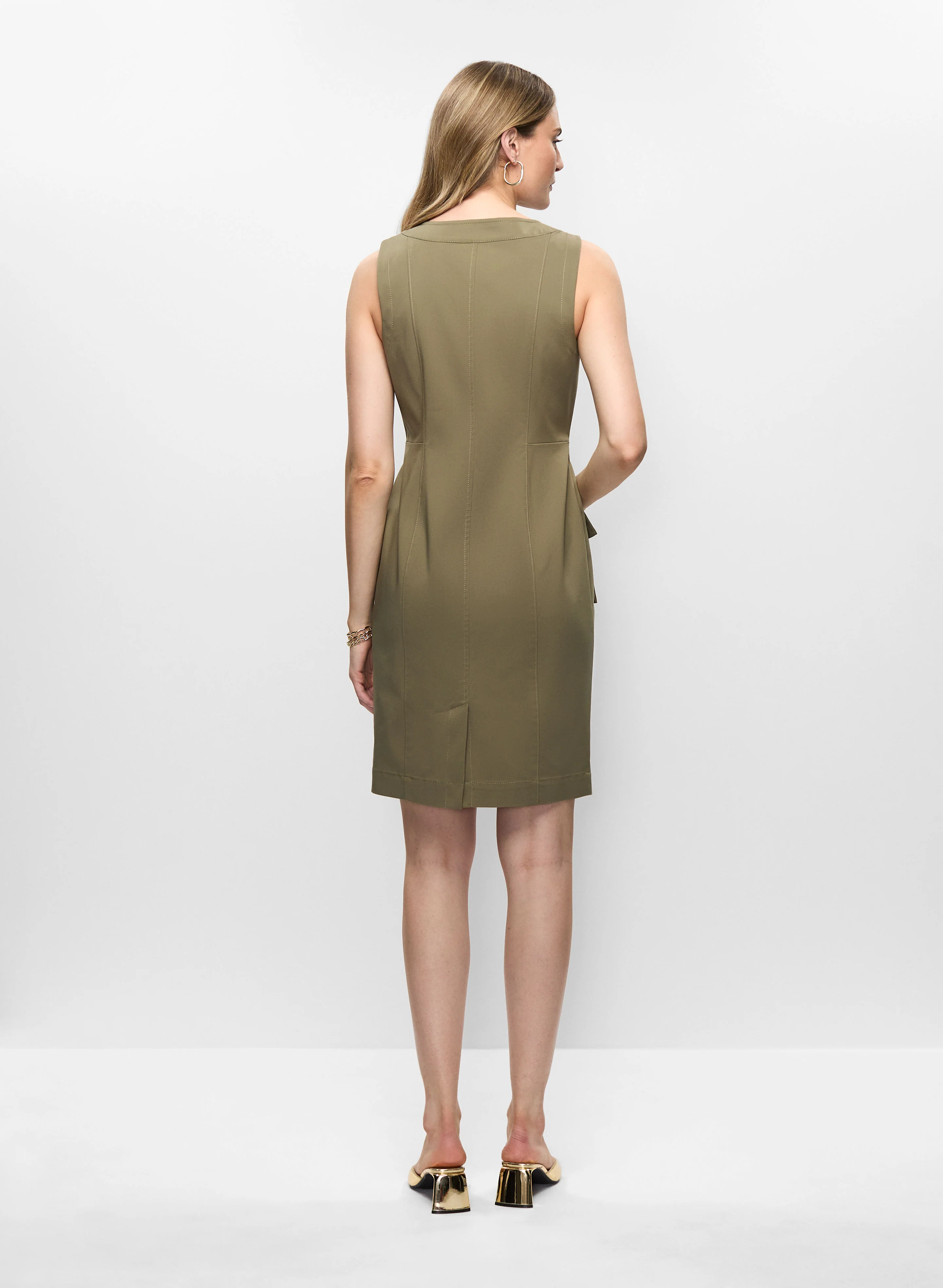 Short Zip-Front Dress - Image 4