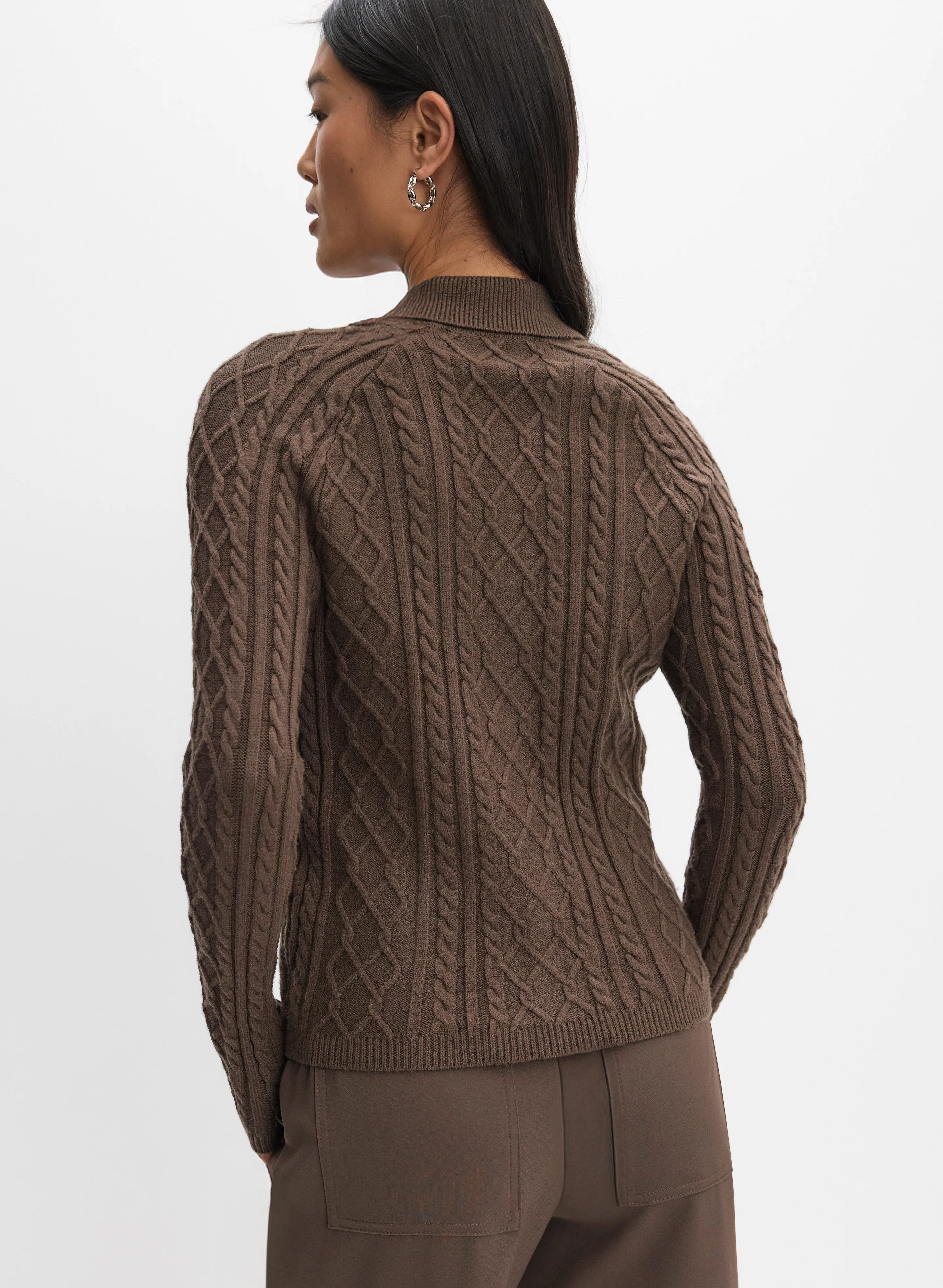 Zip-Up Cardigan - Image 4